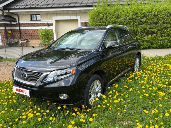 2011 Lexus RX 450h III, чёрный - вид 3
