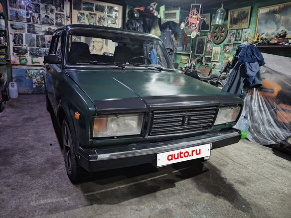 2008 Lada (ВАЗ) 2107, зелёный, 110000 рублей - вид 3
