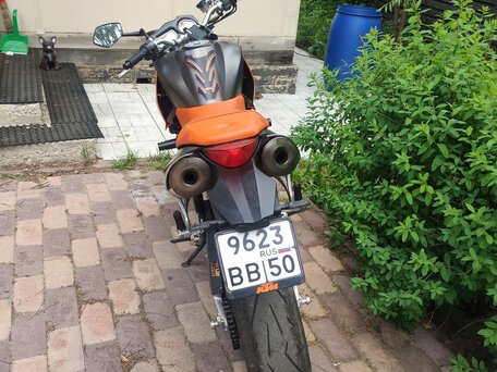 2007 KTM 990 Super Duke, оранжевый, 500000 рублей, вид 5