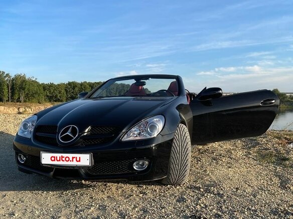 2009 Mercedes-Benz SLK-Класс 280 II (R171) Рестайлинг, чёрный, 2550000 рублей - вид 6