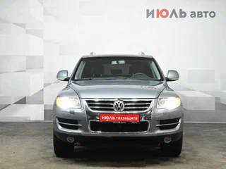2008 Volkswagen Touareg I Рестайлинг, серый, 830000 рублей, вид 2
