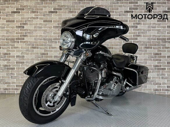 2008 Harley-Davidson Street Glide, чёрный, 1065000 рублей - вид 1
