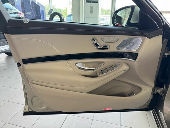 2019 Mercedes-Benz S-Класс 450 Long VI (W222, C217) Рестайлинг, золотистый, 4780000 рублей - вид 10
