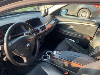 2004 BMW 7 серии 730i IV (E65/E66), чёрный, 1000000 рублей, вид 5