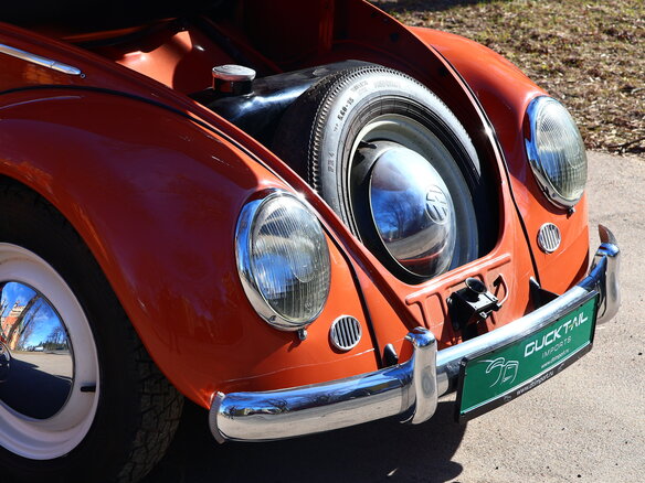 1955 Volkswagen Type 1, оранжевый, 3850000 рублей - вид 8