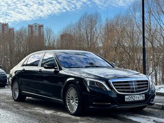 2016 Mercedes-Benz Maybach S-Класс 500 I (X222), чёрный, 3550000 рублей, вид 4