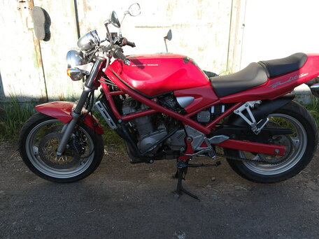 1993 Suzuki Bandit GSF 400, пурпурный, 220000 рублей, вид 4