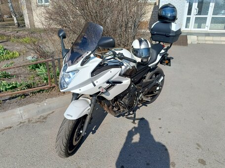 2013 Yamaha XJ6 (FZ6R), белый, 600000 рублей, вид 2