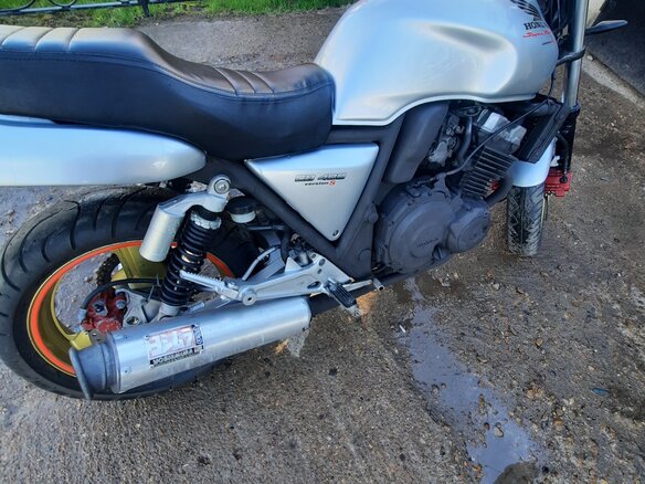 1995 Honda CB 400 Super Four, серебристый, 265000 рублей - вид 5
