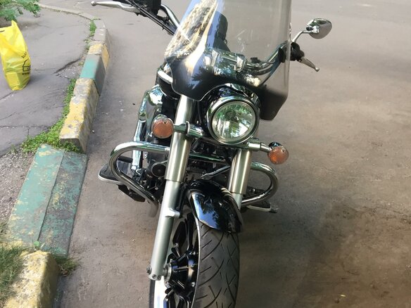 2008 Yamaha XVS950, чёрный, 600000 рублей - вид 8