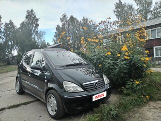 2002 Mercedes-Benz A-Класс 160 I (W168) Рестайлинг, чёрный, 340000 рублей, вид 2