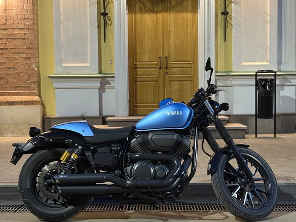 2015 Yamaha XV950 Bolt, голубой, 780000 рублей