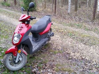 2010 Sym Orbit, красный, 38000 рублей, вид 1