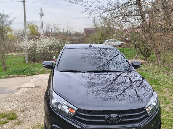 2019 Lada (ВАЗ) Vesta I, чёрный, 950000 рублей - вид 3