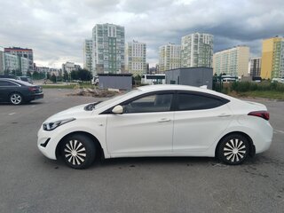 2014 Hyundai Elantra V (MD) Рестайлинг, белый, 750000 рублей, вид 4