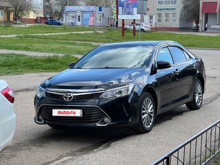 2015 Toyota Camry VII (XV50) Рестайлинг, чёрный, 1570000 рублей, вид 1