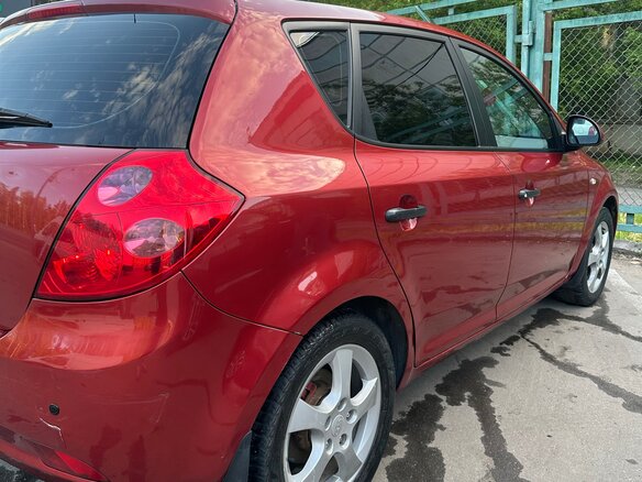 2007 Kia Ceed I, красный, 499999 рублей - вид 5