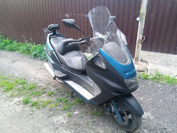 1997 Yamaha Majesty 250, голубой, 70000 рублей - вид 1