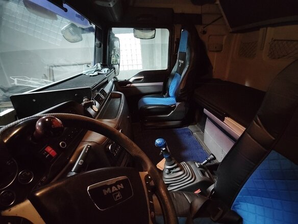 2008 MAN TGX, синий - вид 5