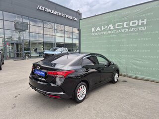 2020 Hyundai Solaris II Рестайлинг, чёрный, 1419000 рублей, вид 2