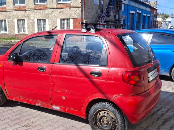 2007 Daewoo Matiz I Рестайлинг, красный, 100000 рублей - вид 3