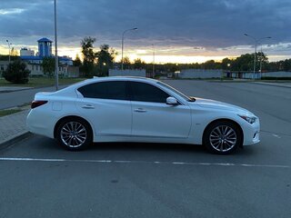 2018 Infiniti Q50 I Рестайлинг, белый, 2500000 рублей, вид 4