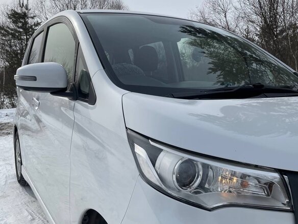 2017 Mitsubishi eK Custom I Рестайлинг, белый, 600000 рублей - вид 5