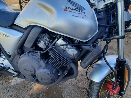 1995 Honda CB 400 Super Four, серебристый, 265000 рублей, вид 4
