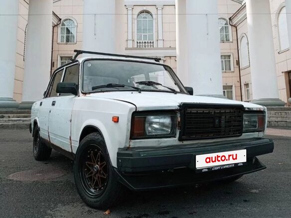 2006 Lada (ВАЗ) 2107, белый, 115000 рублей