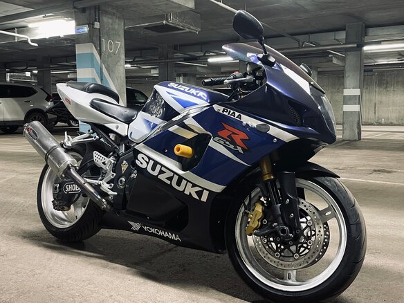 2004 Suzuki GSX-R 1000, синий, 449000 рублей