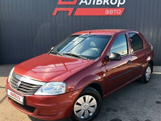 2011 Renault Logan I Рестайлинг, красный, 330000 рублей, вид 1