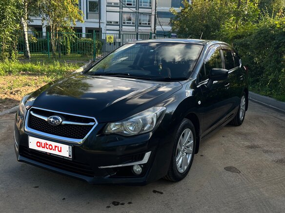 2015 Subaru Impreza IV Рестайлинг, чёрный, 1150000 рублей - вид 1