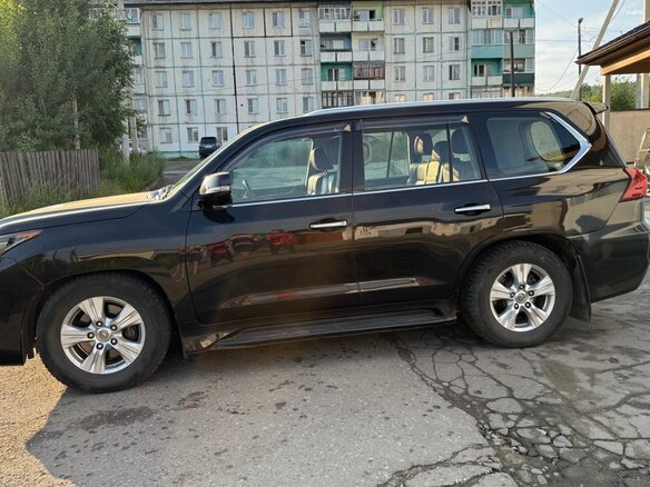 2016 Lexus LX 570 III Рестайлинг 2, чёрный, 8050000 рублей - вид 19