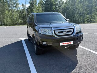2011 Honda Pilot II Рестайлинг, чёрный, 1100000 рублей, вид 3