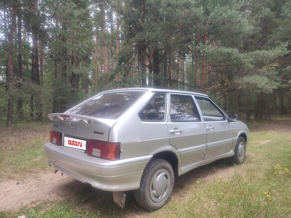 2005 Lada (ВАЗ) 2114, серебристый, 190000 рублей - вид 4