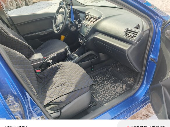 2012 Kia Rio III, синий, 590000 рублей - вид 4