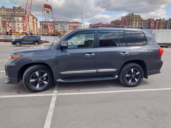 2012 Toyota Land Cruiser 200 Series Рестайлинг 1, серый, 3200000 рублей - вид 6