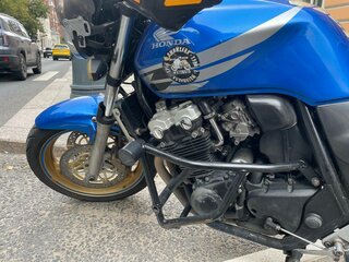 2005 Honda CB 400 Super Four, синий, 410000 рублей, вид 4