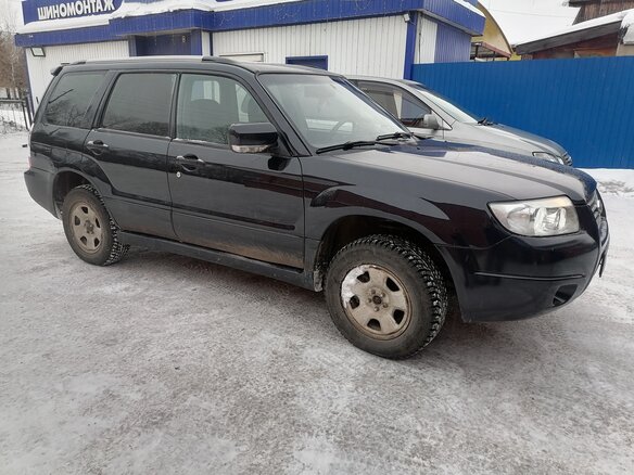 2007 Subaru Forester II Рестайлинг, чёрный, 850000 рублей - вид 5