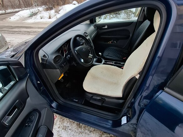 2008 Ford Focus II Рестайлинг, синий, 475000 рублей - вид 6