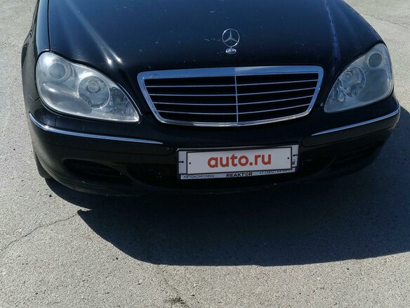2005 Mercedes-Benz S-Класс 350 IV (W220) Рестайлинг, чёрный, 1150000 рублей