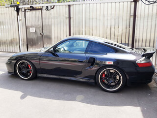 2002 Porsche 911 Turbo V (996) Рестайлинг, чёрный, 9700000 рублей, вид 1