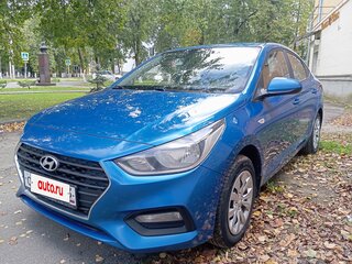 2019 Hyundai Solaris II, синий, 1265000 рублей, вид 2