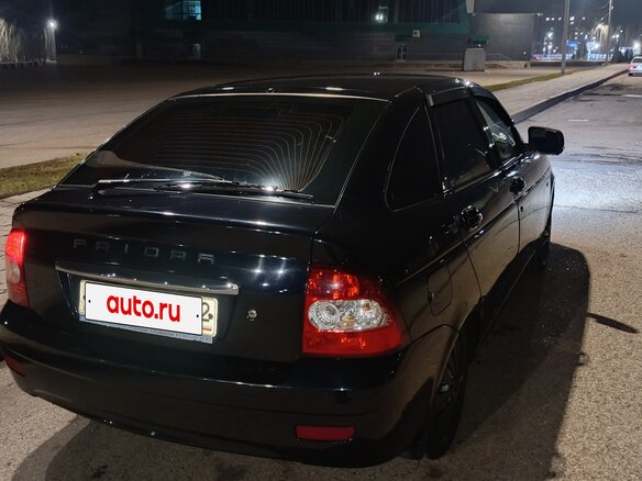 2008 Lada (ВАЗ) Priora I, чёрный, 260000 рублей - вид 5