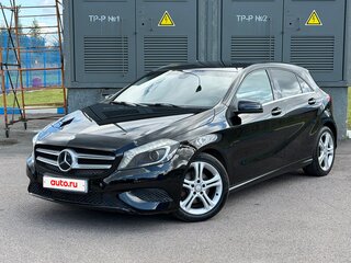 2013 Mercedes-Benz A-Класс 180 III (W176), чёрный, 980000 рублей, вид 1
