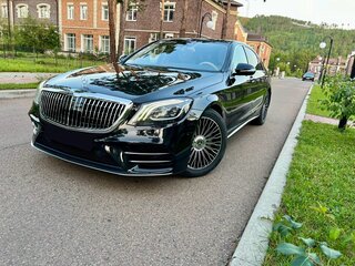 2015 Mercedes-Benz S-Класс 350 CDI BlueTEC Long 9G-TRONIC VI (W222, C217), чёрный, 4290000 рублей, вид 1