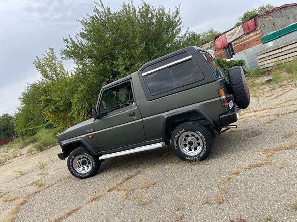 1991 Daihatsu Rugger I, зелёный - вид 16