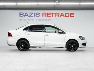2014 Volkswagen Polo V, белый, 580000 рублей, вид 4