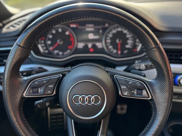 2018 Audi A5 II (F5), чёрный, 3250000 рублей - вид 1