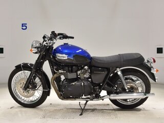 2008 Triumph Bonneville T100, синий, 590000 рублей, вид 1
